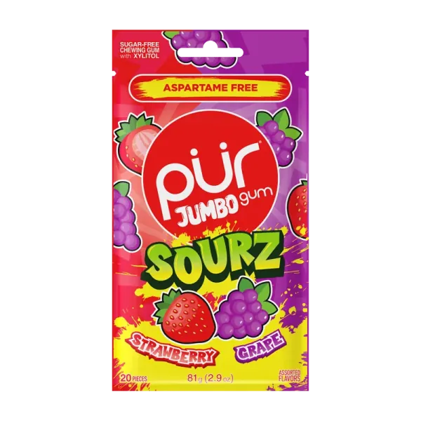 SOURZ Fraise et raisin