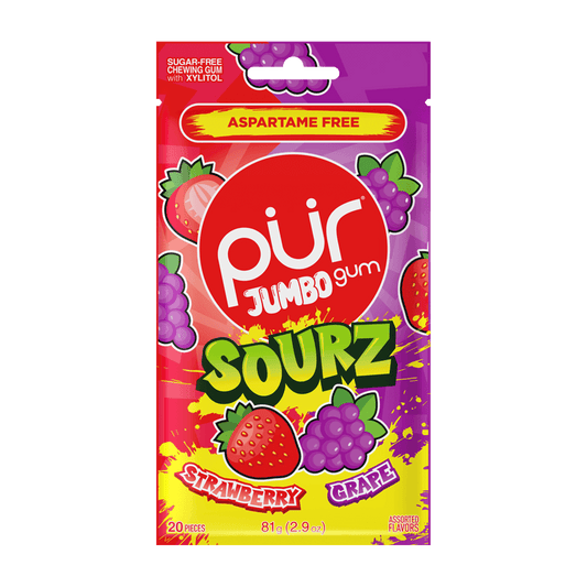 SOURZ Strawberry and Grape